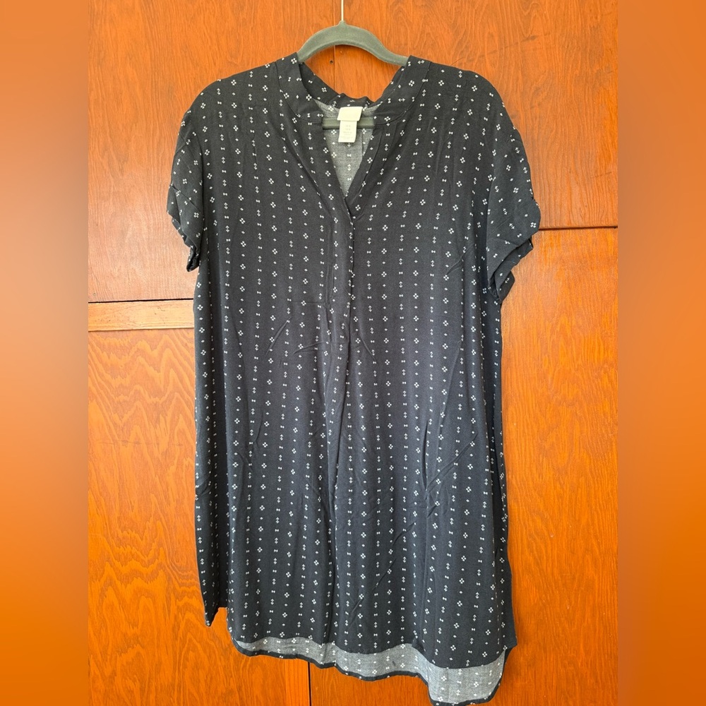 H&M Women's Black Patterned dress